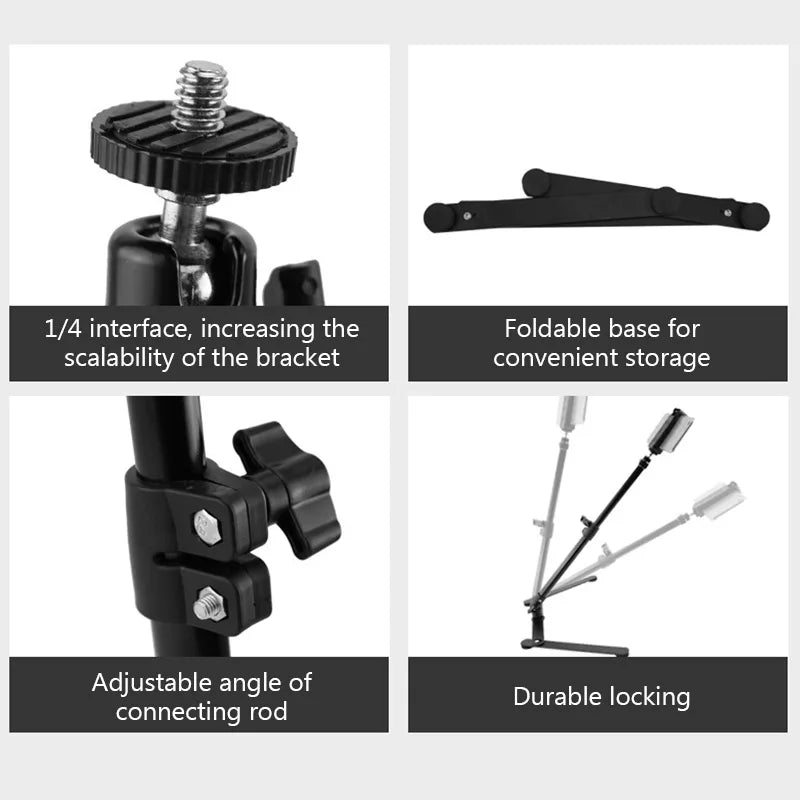 Dimbare Ring Light met Statief & Telefoonhouder – Perfect voor Video & Makeup